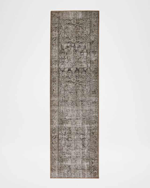 Nala Tan Power-Loomed Runner, 3' x 12'